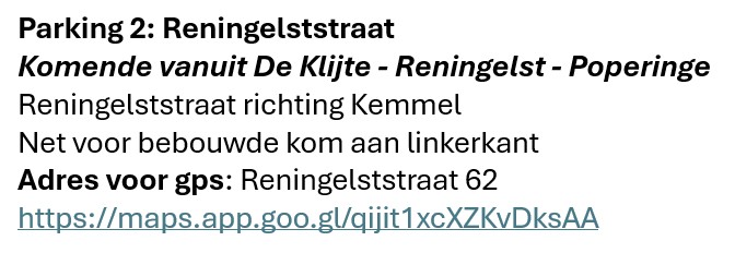 Rommelmarkt parking 2